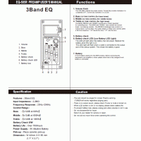 BELCAT EQ-505R Темброблок активный для акустической гитары